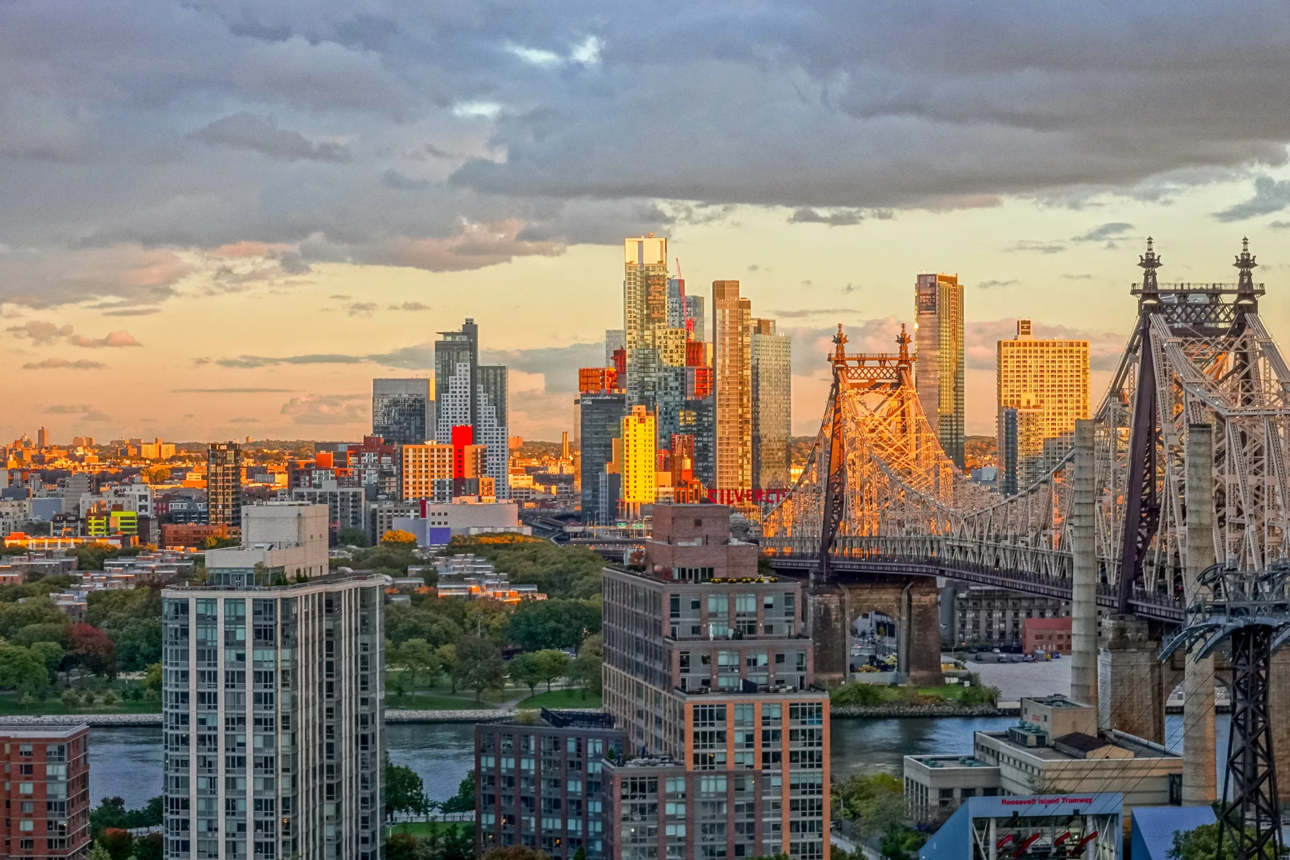 Bronx Sunset over the East River
