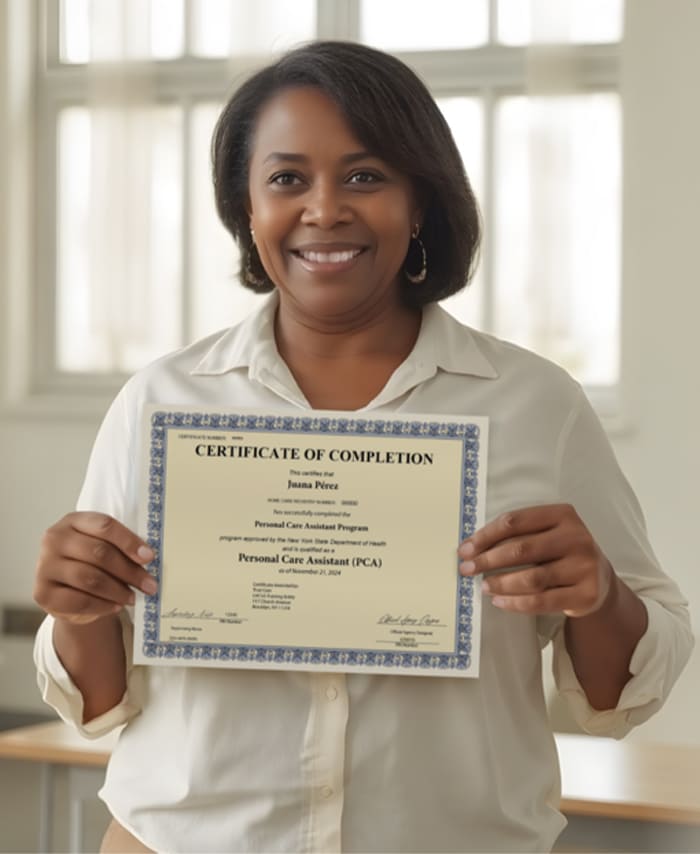 Caregiver Certification Program - PCA Training in NYC - True Care Home Care